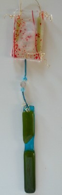 handcrafted recycled glass suncatcher made in the USA